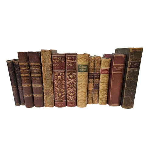 120 - Collection of Leatherbound Antiquarian books to include Ruskin Stones of Venice 1885 Vol 1 & 2, Mich... 