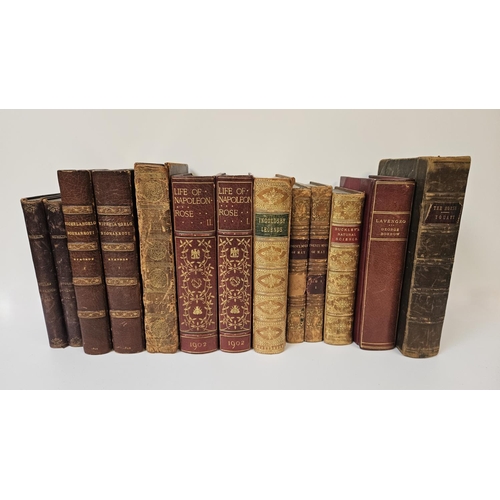 120 - Collection of Leatherbound Antiquarian books to include Ruskin Stones of Venice 1885 Vol 1 & 2, Mich... 