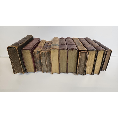 120 - Collection of Leatherbound Antiquarian books to include Ruskin Stones of Venice 1885 Vol 1 & 2, Mich... 