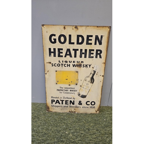 133 - Set of 5 Antique Advertising signs for Paten & Co (Peterborough) Ltd Shippers & Blenders since 1838 ... 