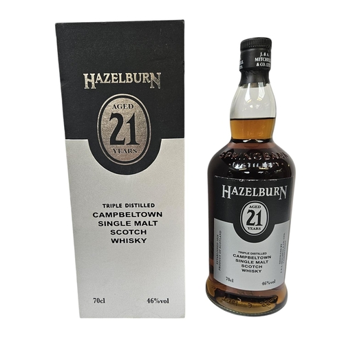 139 - Hazelburn Aged 21 Year Triple distilled Campbelltown Single Malt Scotch Whiskey 70cl 46% Vol Boxed