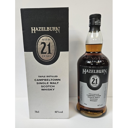 139 - Hazelburn Aged 21 Year Triple distilled Campbelltown Single Malt Scotch Whiskey 70cl 46% Vol Boxed