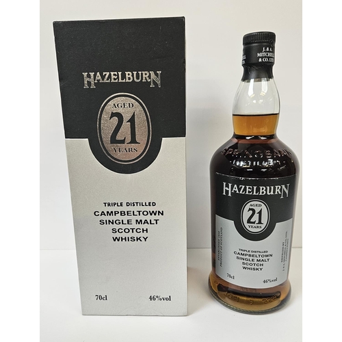 140 - Hazelburn Aged 21 Year Triple distilled Campbelltown Single Malt Scotch Whiskey 70cl 46% Vol Boxed