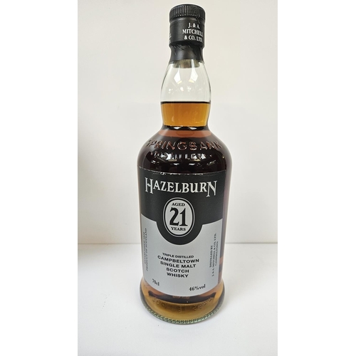 140 - Hazelburn Aged 21 Year Triple distilled Campbelltown Single Malt Scotch Whiskey 70cl 46% Vol Boxed