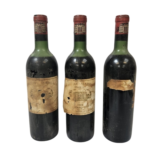 143 - Chateau Au-Margaux Premium Grand Cru Classic 1964. 3 Bottles sealed.