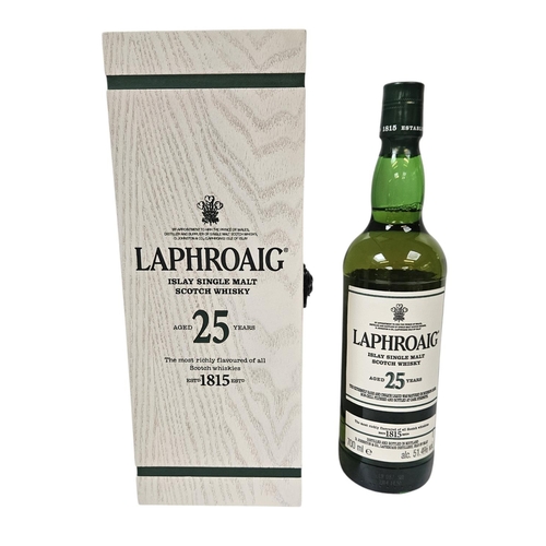 144 - Laphroaig Islay Single Malt Scotch Whisky 25 Year boxed  700ml 51.4% 2019 in Presentation Box