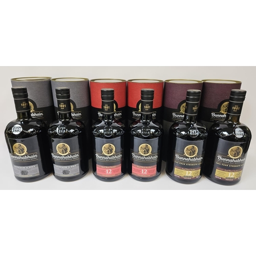 149A - Bunnahabhain Islay Single Malt Scotch Whisky; 2 Bottles of Toiteach A Dha 46.3%, 2 Bottles of Small ... 