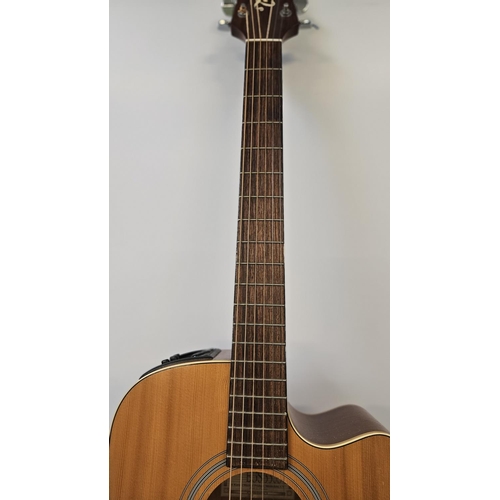 82 - Takamine EGS-330SC Cutaway Acoustic-Electric Guitar Natural G Series with fitted case. 105cm in Leng... 