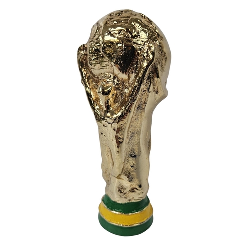 155 - 2002 FIFA WORLD CUP FIVE-TIMES WINNER TROPHY
A miniature trophy in the image of the original FIFA Wo... 