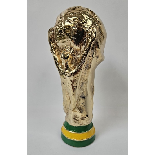 155 - 2002 FIFA WORLD CUP FIVE-TIMES WINNER TROPHY
A miniature trophy in the image of the original FIFA Wo... 