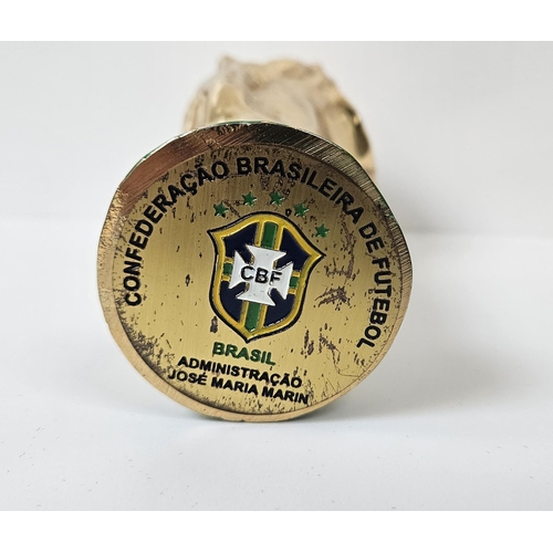 155 - 2002 FIFA WORLD CUP FIVE-TIMES WINNER TROPHY
A miniature trophy in the image of the original FIFA Wo... 