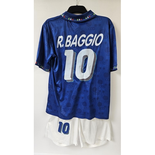 156 - ROBERTO BAGGIO 1994 FIFA WORLD CUP MATCH WORN ITALY UNIFORM
The 1994 FIFA World Cup final was a socc... 