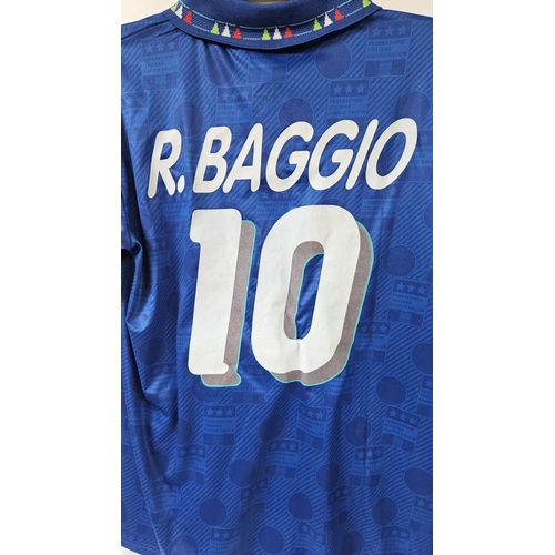 156 - ROBERTO BAGGIO 1994 FIFA WORLD CUP MATCH WORN ITALY UNIFORM
The 1994 FIFA World Cup final was a socc... 