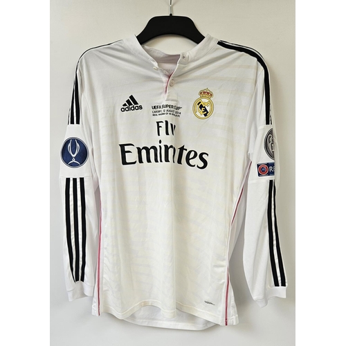 157 - CRISTIANO RONALDO 2014 UEFA SUPER CUP MATCH ISSUED #7 REAL MADRID JERSEY
The 2014 UEFA Super Cup was... 