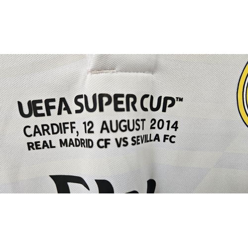 157 - CRISTIANO RONALDO 2014 UEFA SUPER CUP MATCH ISSUED #7 REAL MADRID JERSEY
The 2014 UEFA Super Cup was... 