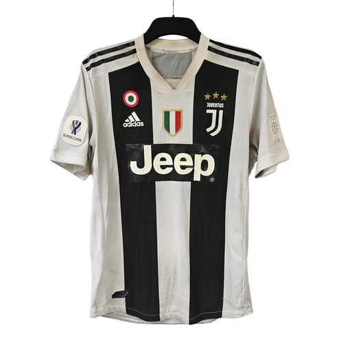 158 - CRISTIANO RONALDO 2019 SUPERCOPPA MATCH WORN #7 JUVENTUS UNWASHED JERSEY
An Adidas brand jersey worn... 