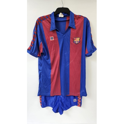 163 - DIEGO MARADONA 1982/83 MATCH WORN BARCELONA UNIFORM
The iconic Diego Maradona joined FC Barcelona in... 