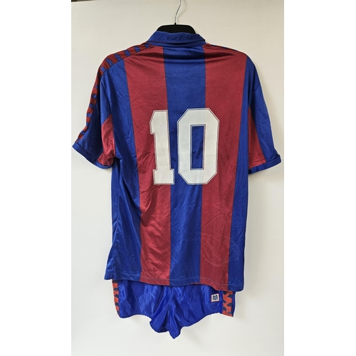 163 - DIEGO MARADONA 1982/83 MATCH WORN BARCELONA UNIFORM
The iconic Diego Maradona joined FC Barcelona in... 