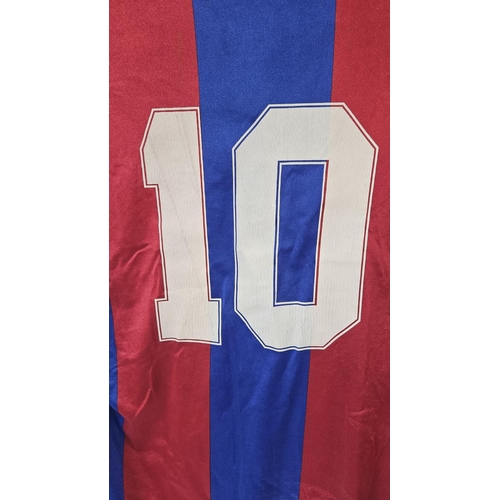 163 - DIEGO MARADONA 1982/83 MATCH WORN BARCELONA UNIFORM
The iconic Diego Maradona joined FC Barcelona in... 