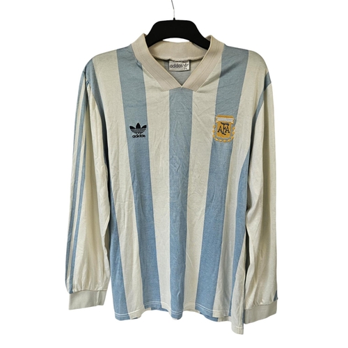 164 - DIEGO MARADONA 1993/94 MATCH WORN #10 ARGENTINA JERSEY
Presented is an Argentina National Team jerse... 