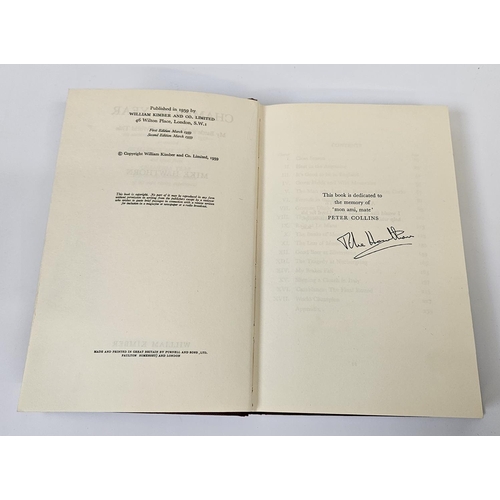 173 - Signed 'Champion Year My Battle for the Drivers World Title' by Mike Hawthorn, Published by William ... 