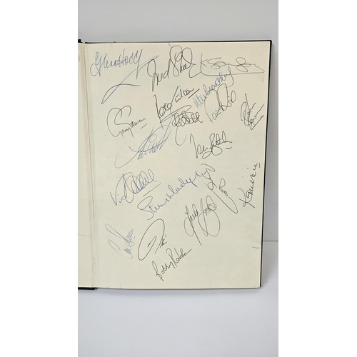 174 - England Mexico World Cup 1986 Official Football Association Souvenir Programme signed by the Team, w... 