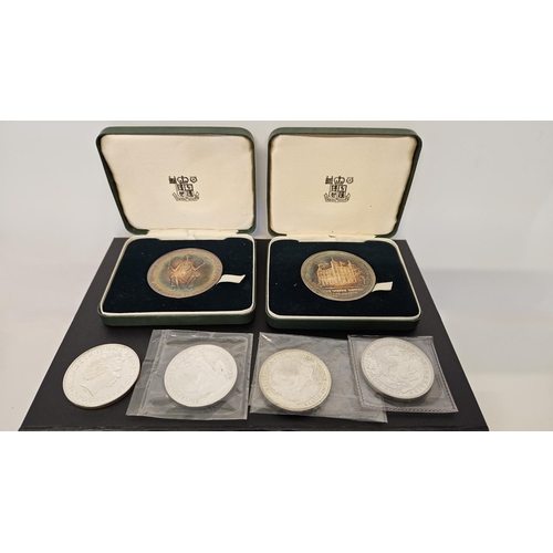 176 - Collection of 14 Silver Coins to include Twelve Silver Britannia Coins in packaging and 2 Cased Roya... 