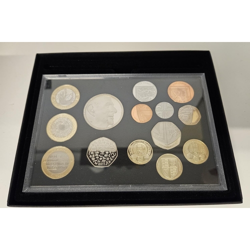 178 - Collection of assorted Royal Mint Proof Coin sets to include Seven Card cased sets 2001 x 2, 2001, 2... 