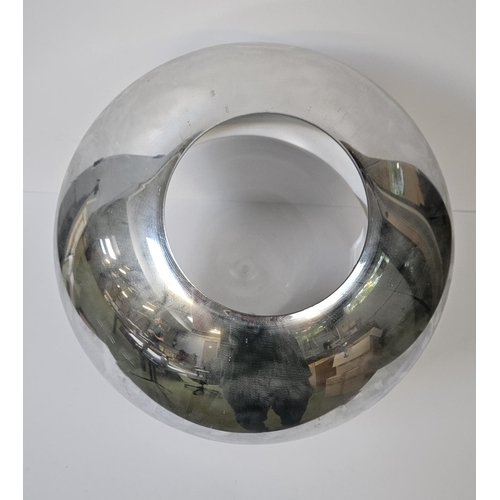 84 - Pair of Two Tom Dixon chrome Spherical disco ceiling lights. 39cm in Diameter