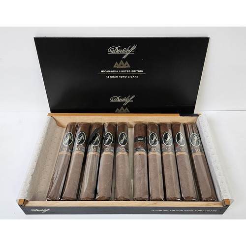 248 - Davidoff Nicaragua 10th Anniversary Gran Toro Limited Edition Cigar - Box of 8 open box