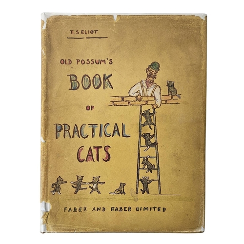 125 - T S Eliot 'Old Possums Book of Practical Cats' published by Faber and Faber Limited, First Edition.