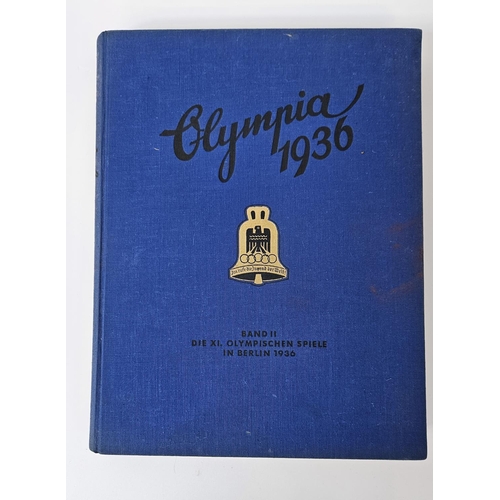 126 - Two volumes of Olympia 1936 Band I and II, covering the German Berlin Olympic Games, includes Jesse ... 