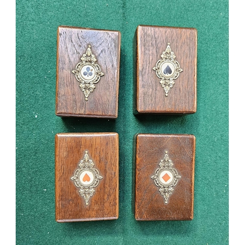 378 - Fine Edwardian Games table with cantilever base fitted interior with screw in candlesticks, money an... 