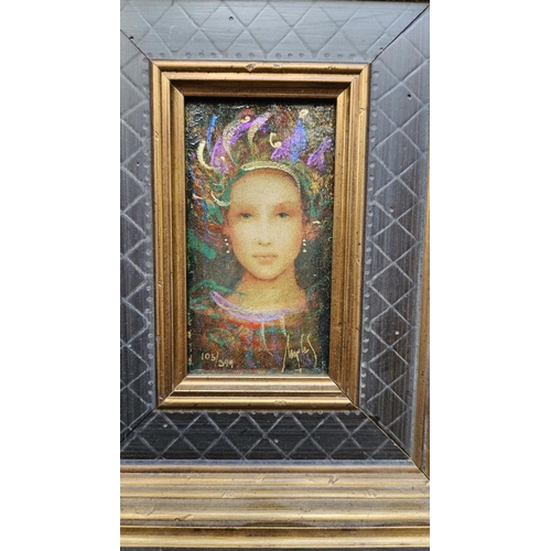 301 - Csaba Markus (b.1953); Hand embellished Serigraph on board entitled 'Aphrodite' Palais' Limited edit... 