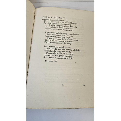 117 - The Collected Poems of Rupert Brooke Limited edition 420 of 1000 with original dust jacket. Printed ... 