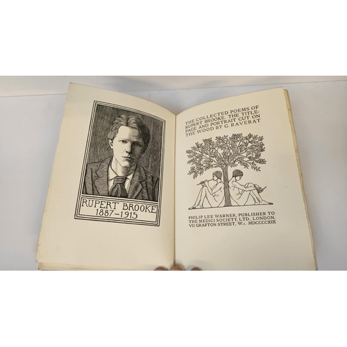 117 - The Collected Poems of Rupert Brooke Limited edition 420 of 1000 with original dust jacket. Printed ... 