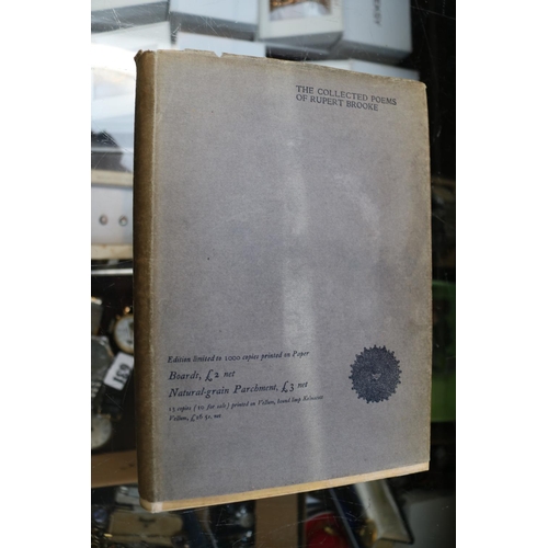 117 - The Collected Poems of Rupert Brooke Limited edition 420 of 1000 with original dust jacket. Printed ... 