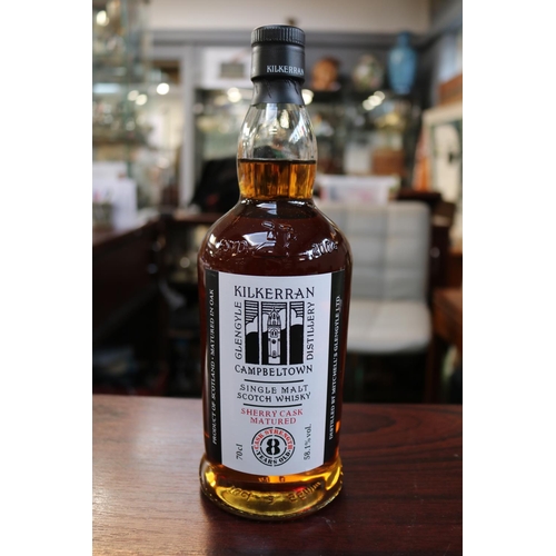 134 - Kilkerran Campbeltown Glengyle Distillery Single Malt Scotch Whisky Sherry Cask Matured 8 Year Old. ... 