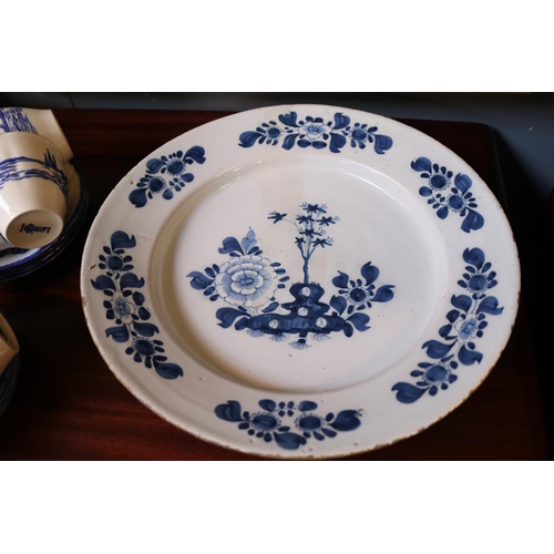 152 - Collection of 19thC Dutch Delft Plates and Monochrome