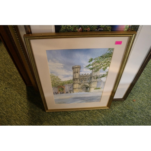 184 - Collection of assorted Framed Prints and Pictures to include The River Cam at Cambridge