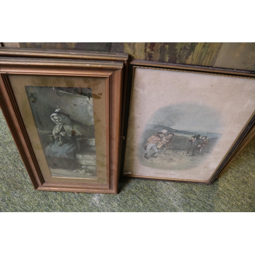 187 - Collection of assorted Framed and unframed Pictures and prints