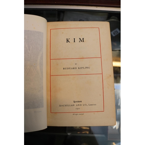 22 - Kim by Rudyard Kipling in cloth hardback 1901 published by MacMillan & Co