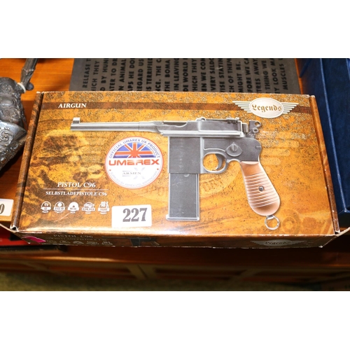 227 - Umarex Pistol C96 Co2 Air Pistol boxed