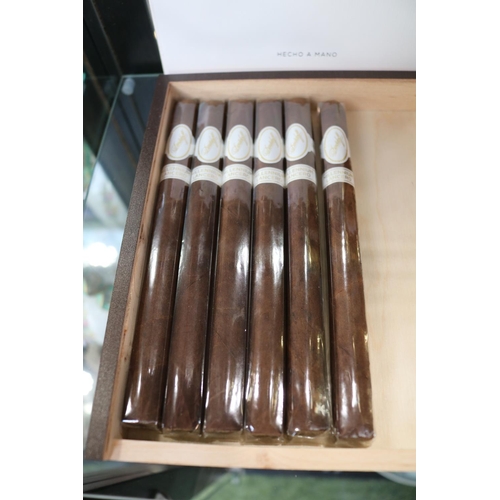 26 - Davidoff Nicaragua Millenium Lancero Limited edition Cigar - Box of 6 open box (mostly all sealed)