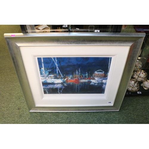 263 - Rolf Harris Marine Storm Clouds 71 of 195 with COA and Book A Life in Art