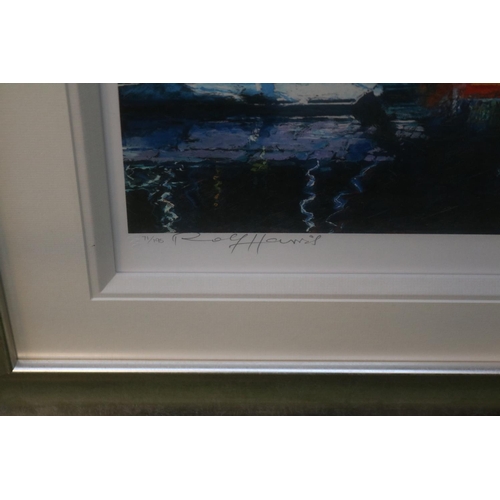 263 - Rolf Harris Marine Storm Clouds 71 of 195 with COA and Book A Life in Art