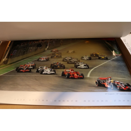 278 - Boxed collection of Formula 1 Mercedes Benz Calendars (7)