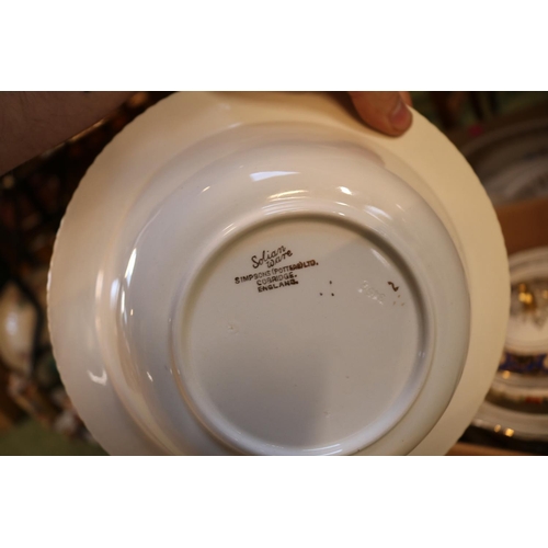 282 - Coronaware Transfer printed Dinner set and a Solianware of Cobridge part dinner set