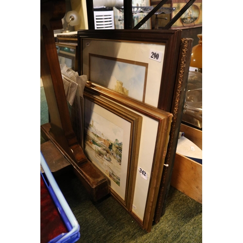 290 - Collection of assorted Framed pictures and prints