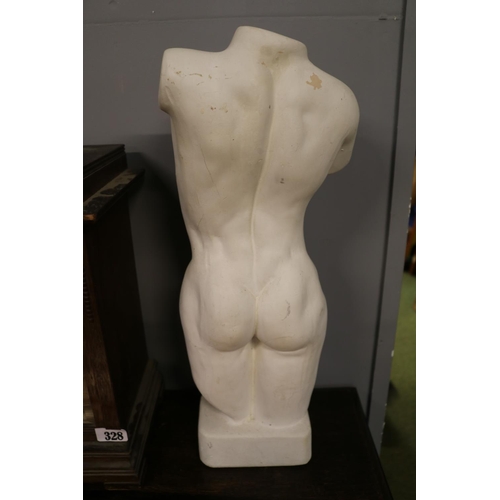 329 - Large Plaster Semi Nude in the Style of Aphrodite 48cm in Height